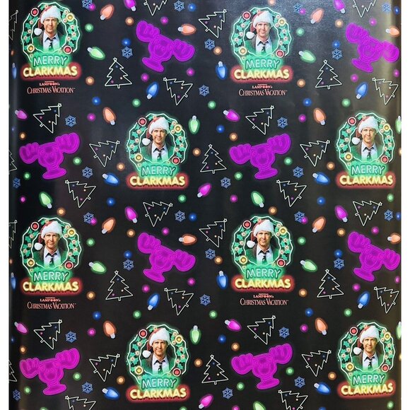 Hallmark Wrapping Paper National Lampoons Christmas Vacation 25 sq ft Holiday Gi - Picture 1 of 3
